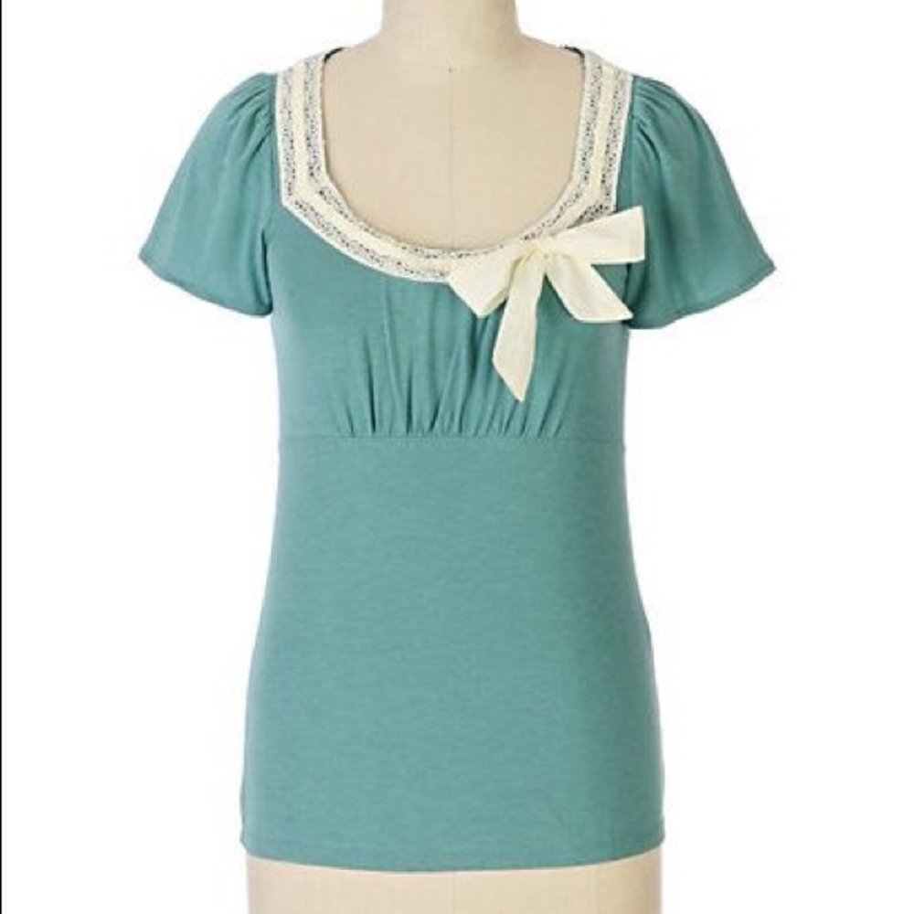[Anthropologie] Ric Rac Addition Tee Sweetheart